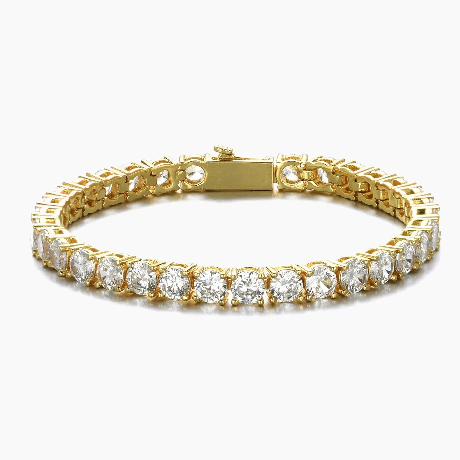 5MM Tennis Bracelet - Gold