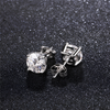 5MM MOISSANITE STUD EARRINGS - 925 STERLING SILVER