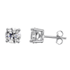 5MM MOISSANITE STUD EARRINGS - 925 STERLING SILVER
