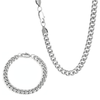 6MM MIAMI CUBAN SET - SILVER