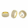ICED SPINNING CUBAN RING - GOLD