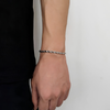3MM ROPE BRACELET - SILVER