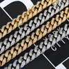 12MM ICED CUBAN LINK BRACELET - SILVER