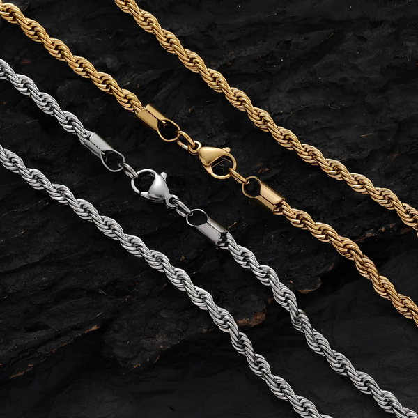 3MM ROPE CHAIN - GOLD
