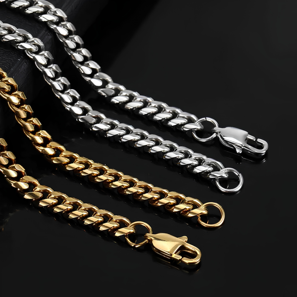 8MM MIAMI CUBAN CHAIN - SILVER