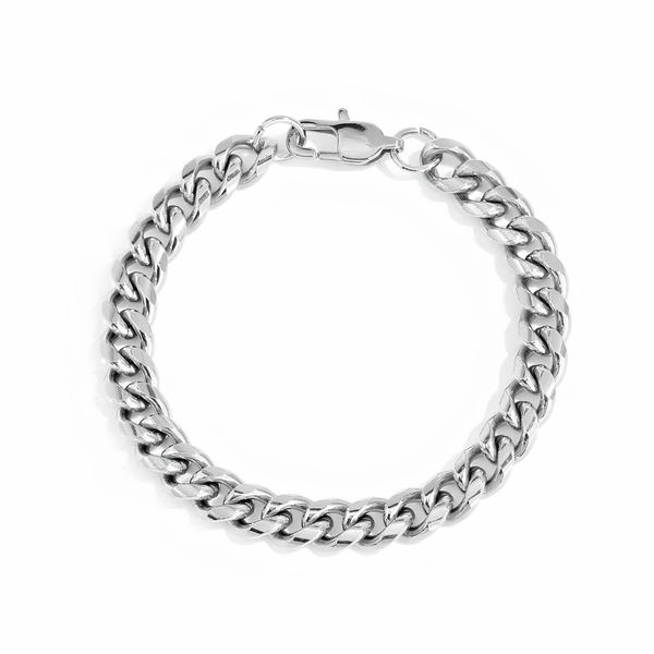 6MM MIAMI CUBAN BRACELET - SILVER