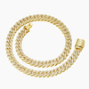 10MM ICED PRONG CUBAN CHAIN - GOLD