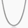 WOMENS 5MM TENNIS CHAIN - SILVER