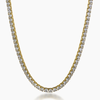 MENS 4MM TENNIS CHAIN - GOLD