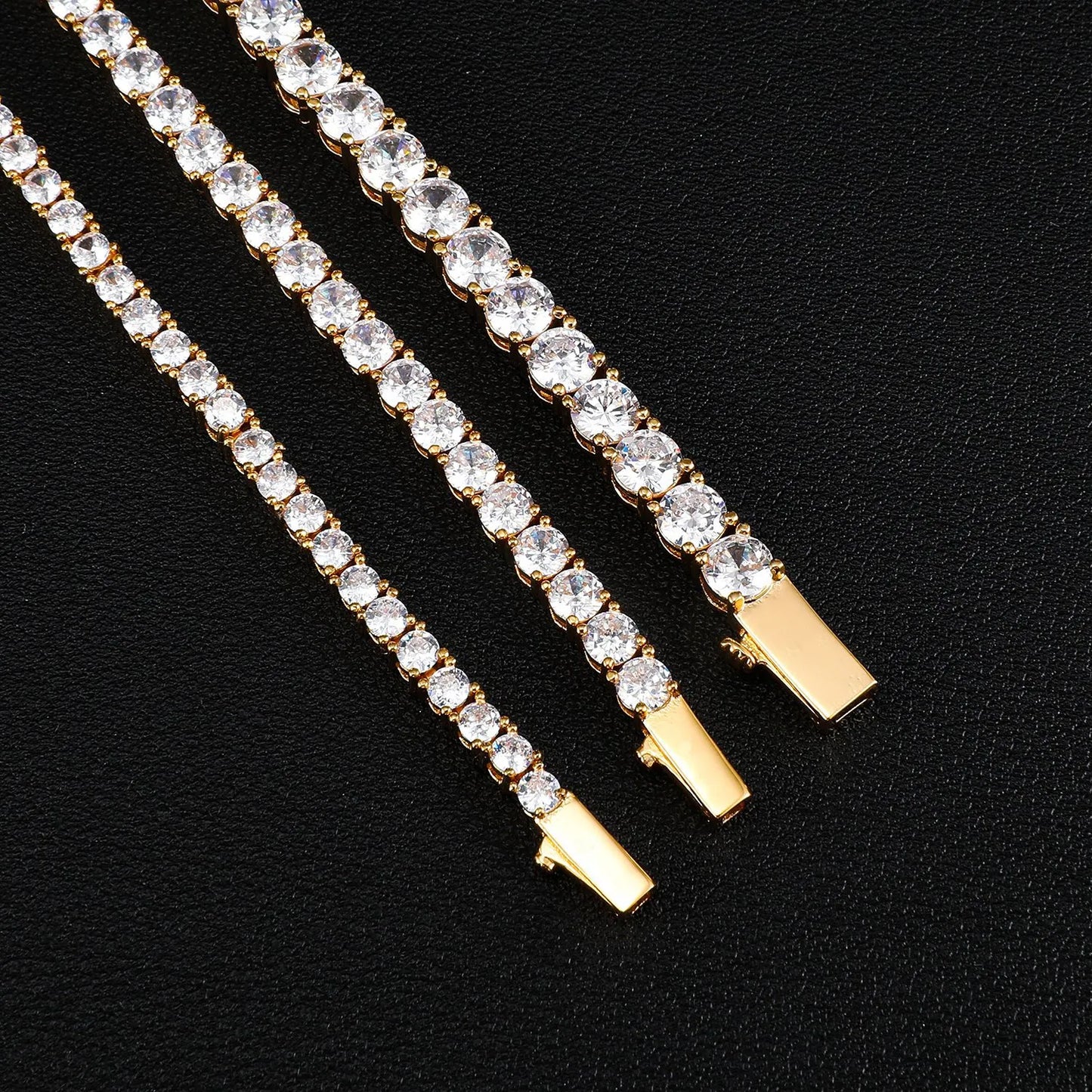 3MM Tennis Bracelet - Gold