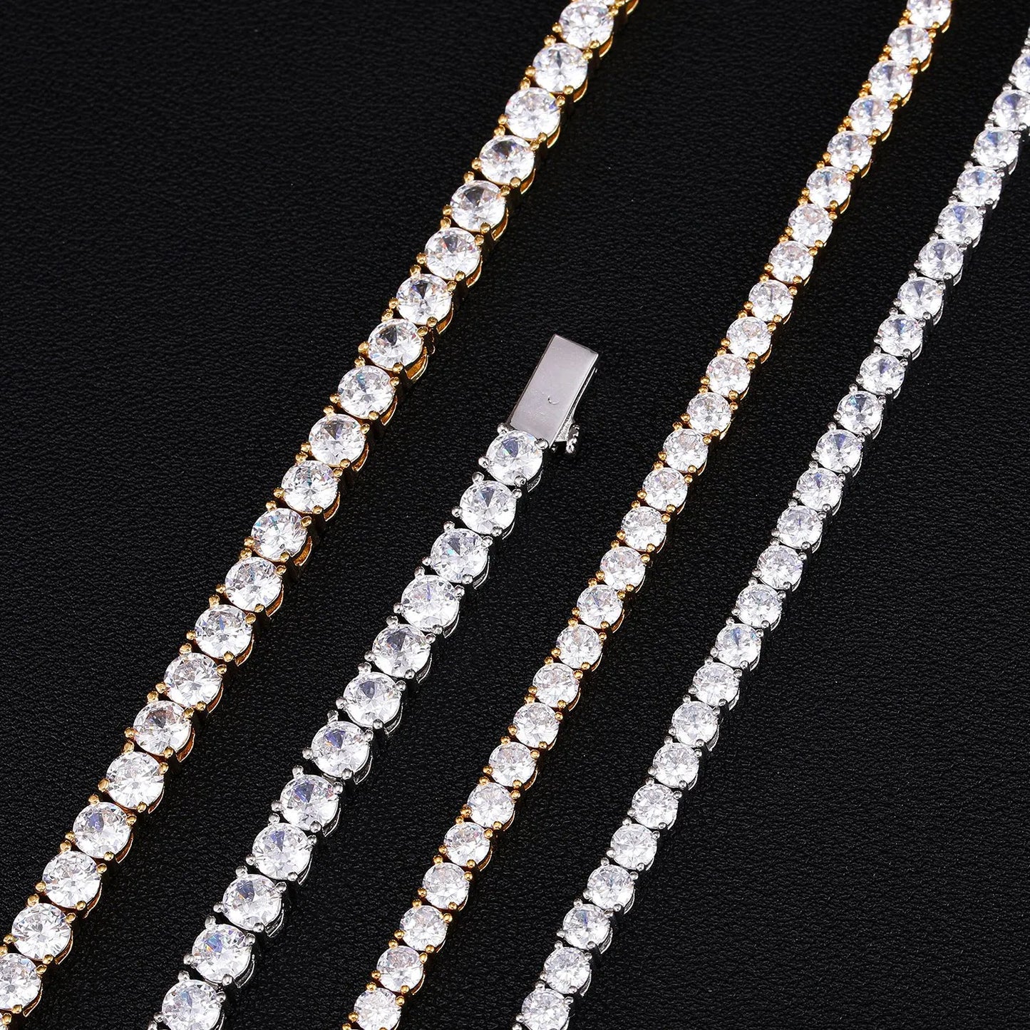 4MM Tennis Bracelet - Gold