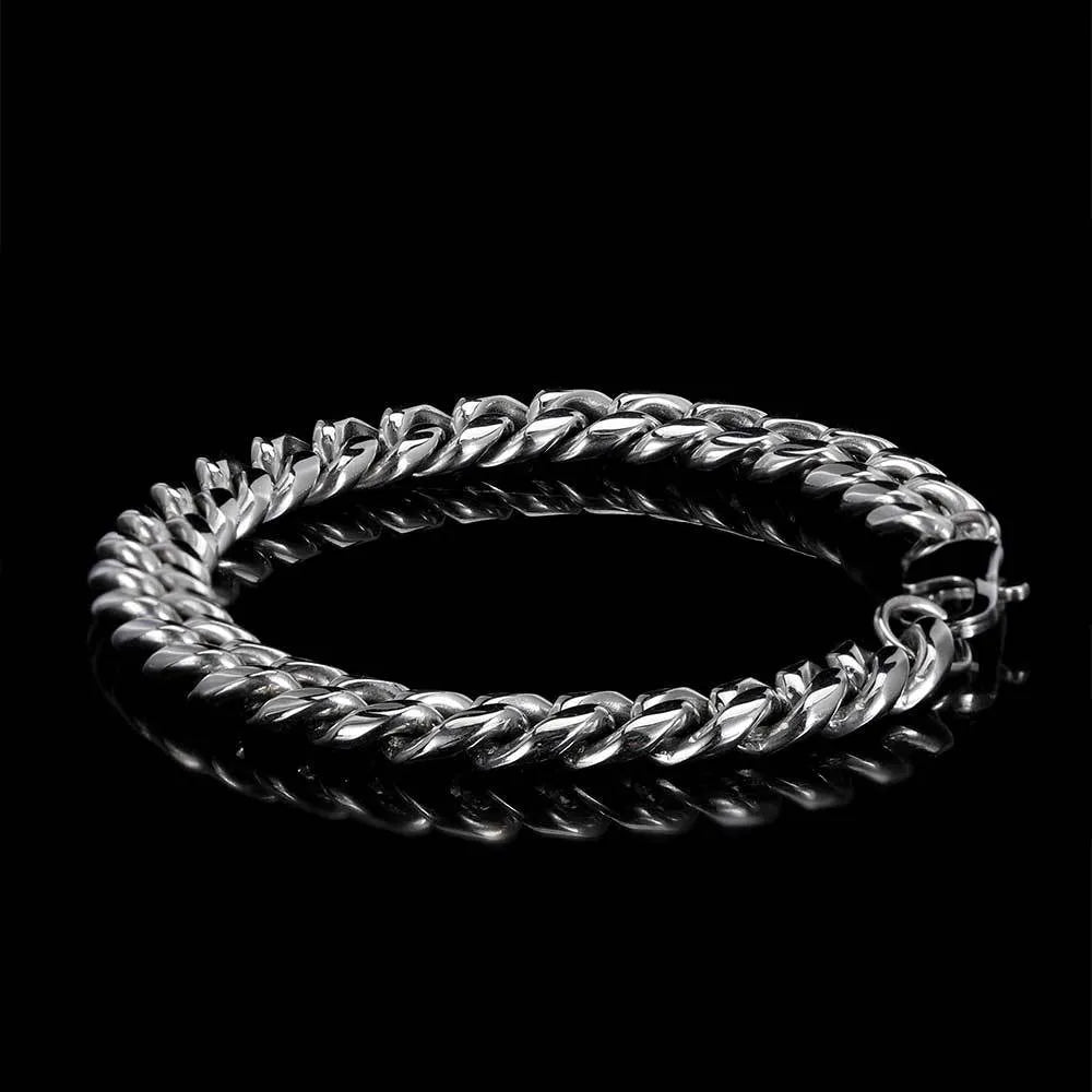 Silver Miami Cuban Bracelet - 5MM