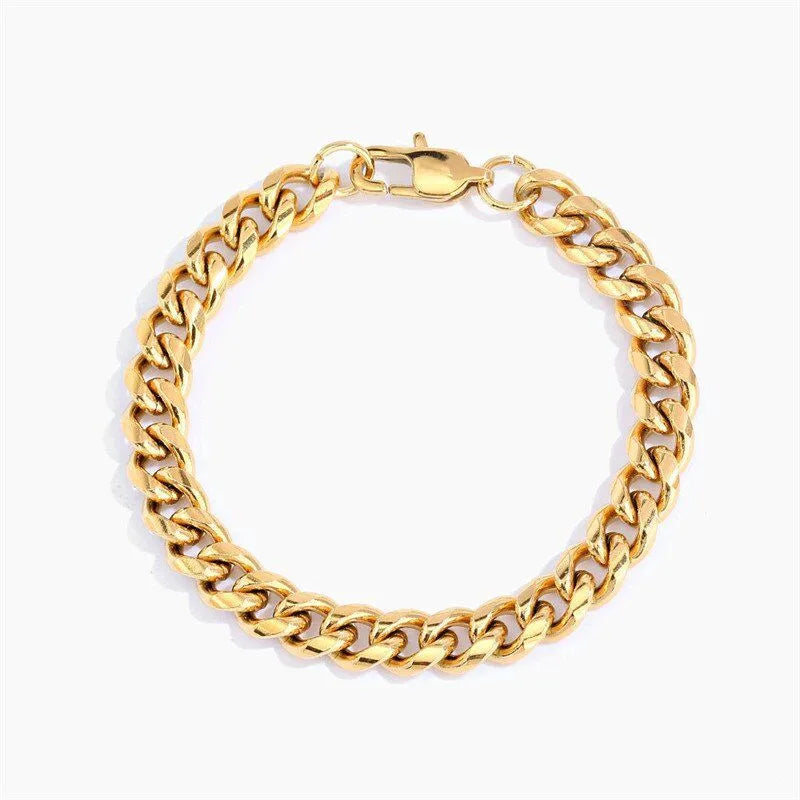 Gold Miami Cuban Bracelet - 5MM