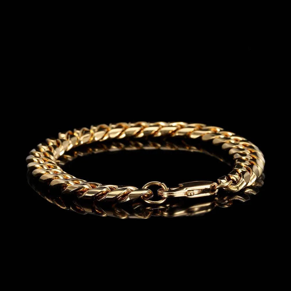 Gold Miami Cuban Bracelet - 5MM