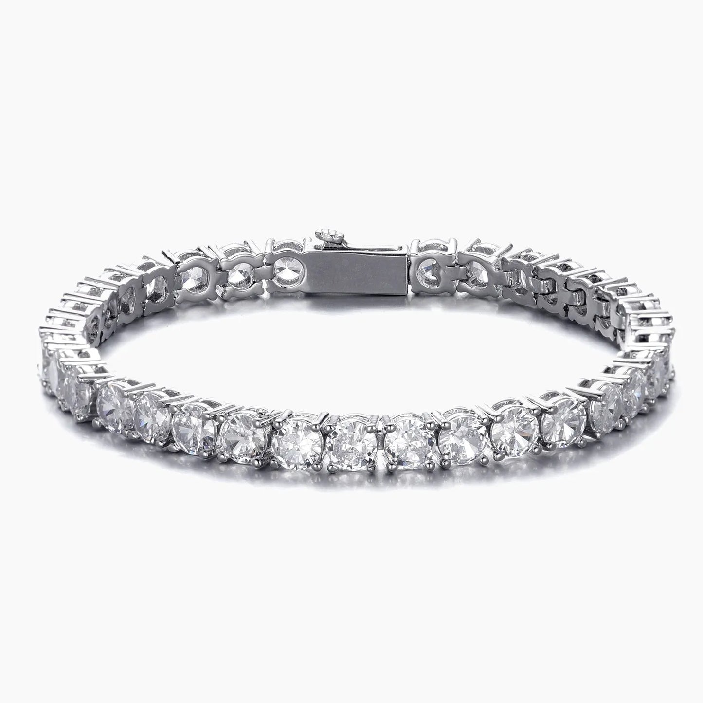 5MM Tennis Bracelet - White Gold