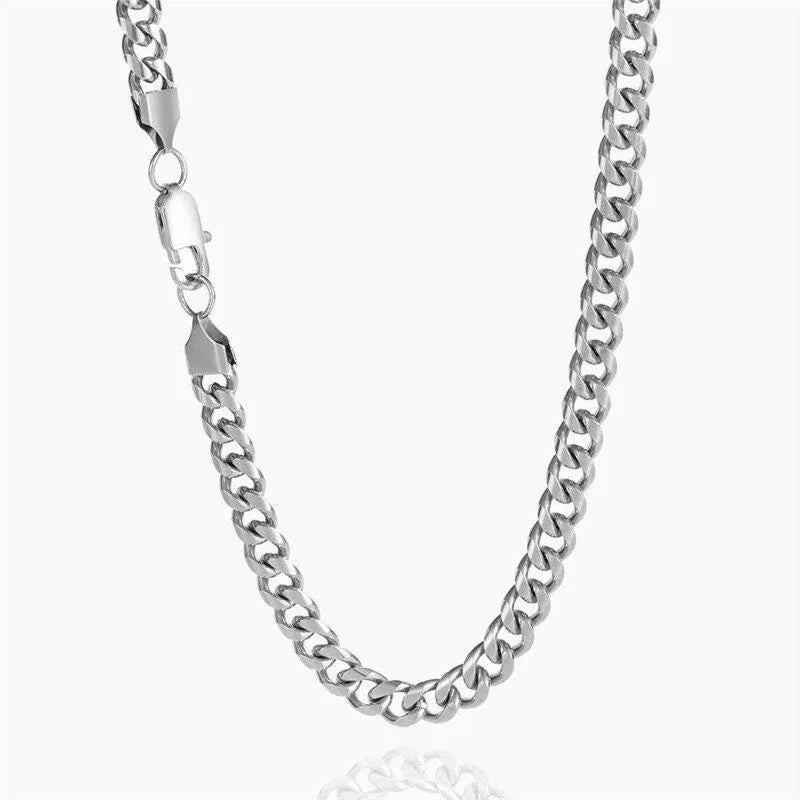 Silver Miami Cuban Chain - 6MM