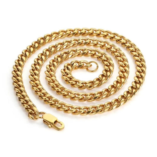 Gold Miami Cuban Chain - 8MM