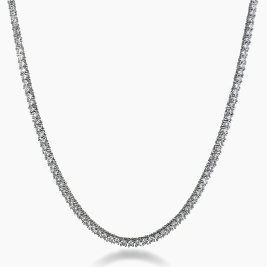 3MM Tennis Chain - White Gold