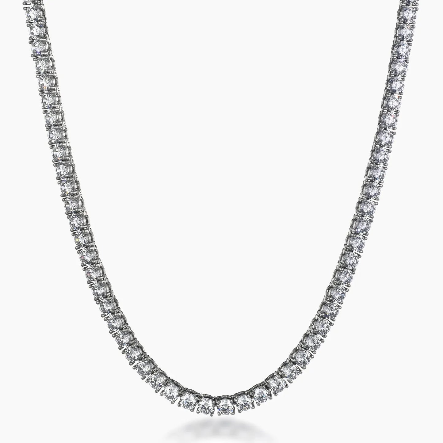 5MM Tennis Chain - White Gold