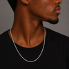 MENS 3MM TENNIS CHAIN - SILVER