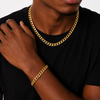 6MM MIAMI CUBAN SET - GOLD