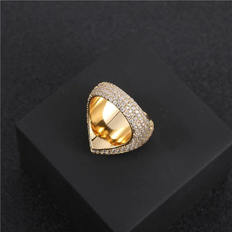 Diamond Heart Ring - Gold