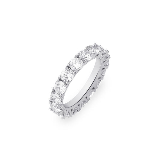 Clear Diamond Ring - White Gold