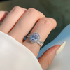OVAL CLUSTER PAVÉ RING - 925 STERLING SILVER