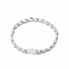 6MM ICED ROPE BRACELET - SILVER