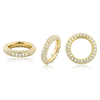 TRIPLE ROW TENNIS RING - GOLD
