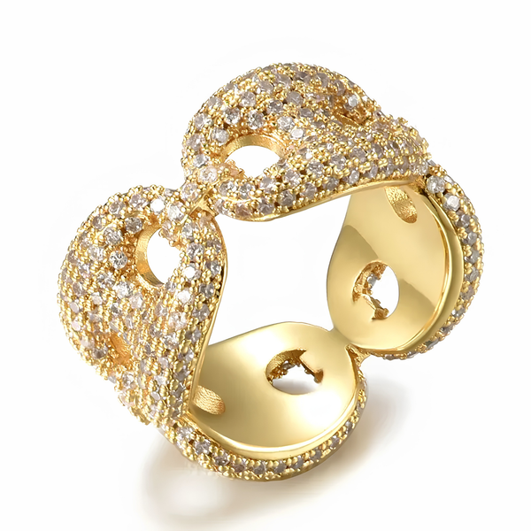 ICED MARINER RING - GOLD