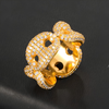 ICED MARINER RING - GOLD