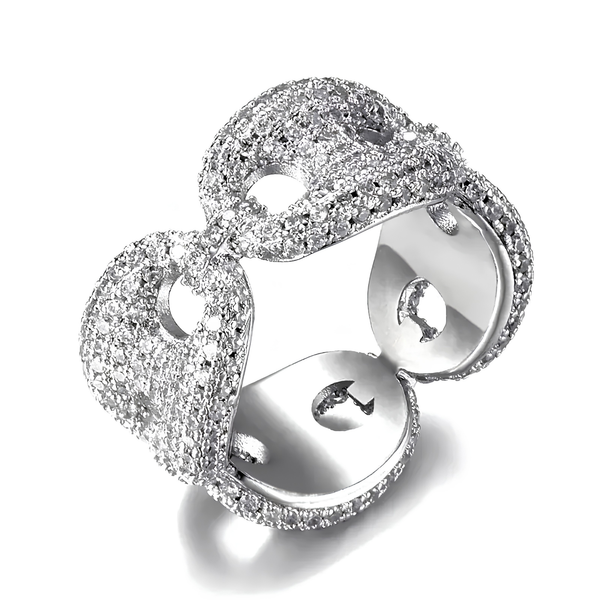 ICED MARINER RING - SILVER