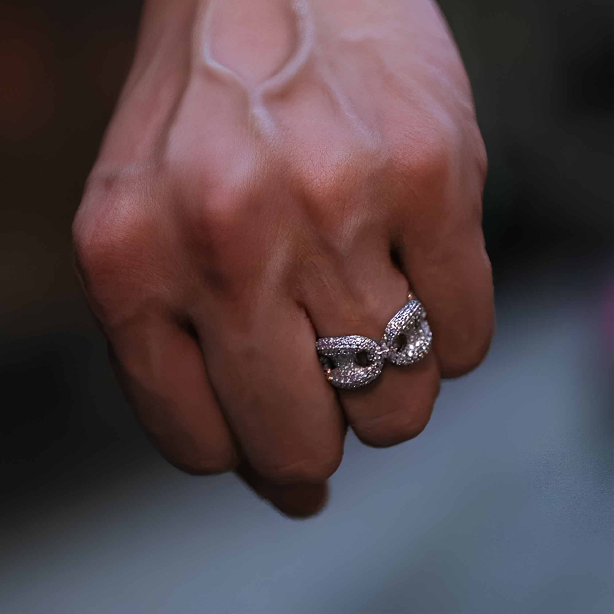 ICED MARINER RING - SILVER