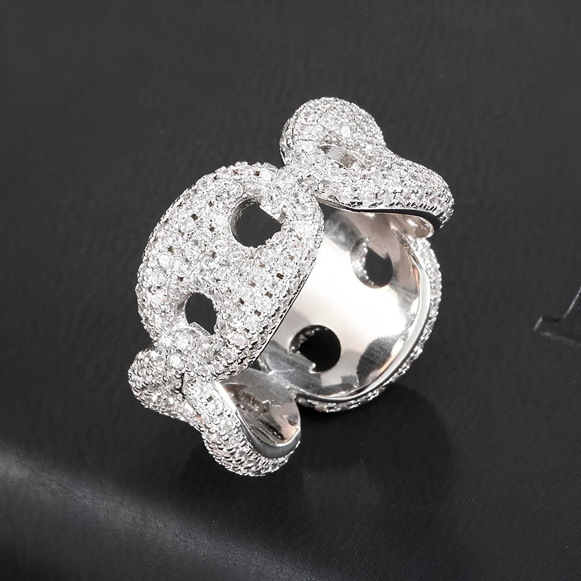 ICED MARINER RING - SILVER