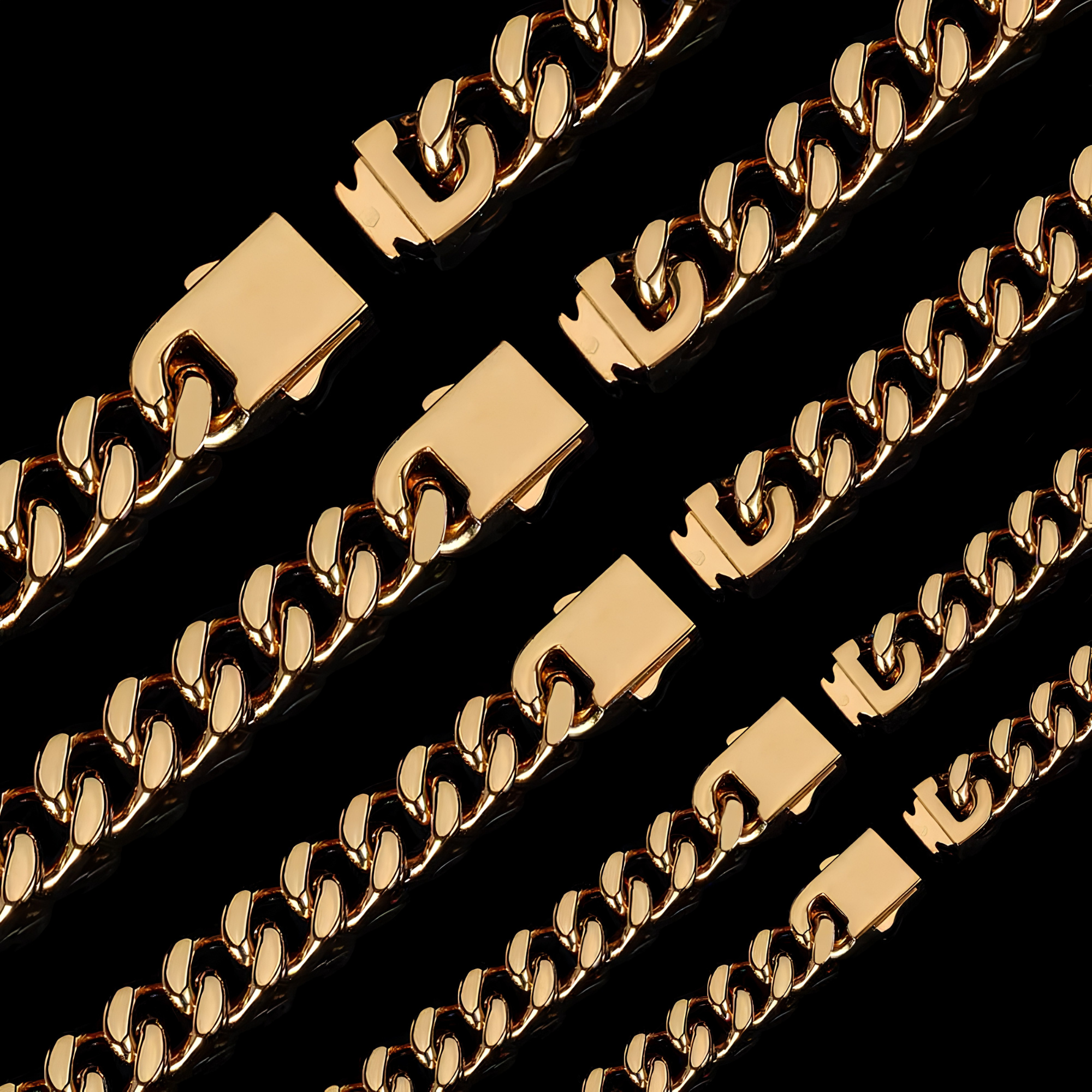 12MM MIAMI CUBAN CHAIN - GOLD