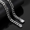 12MM MIAMI CUBAN SET - SILVER