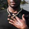 8MM ICED ROPE CHAIN - GOLD