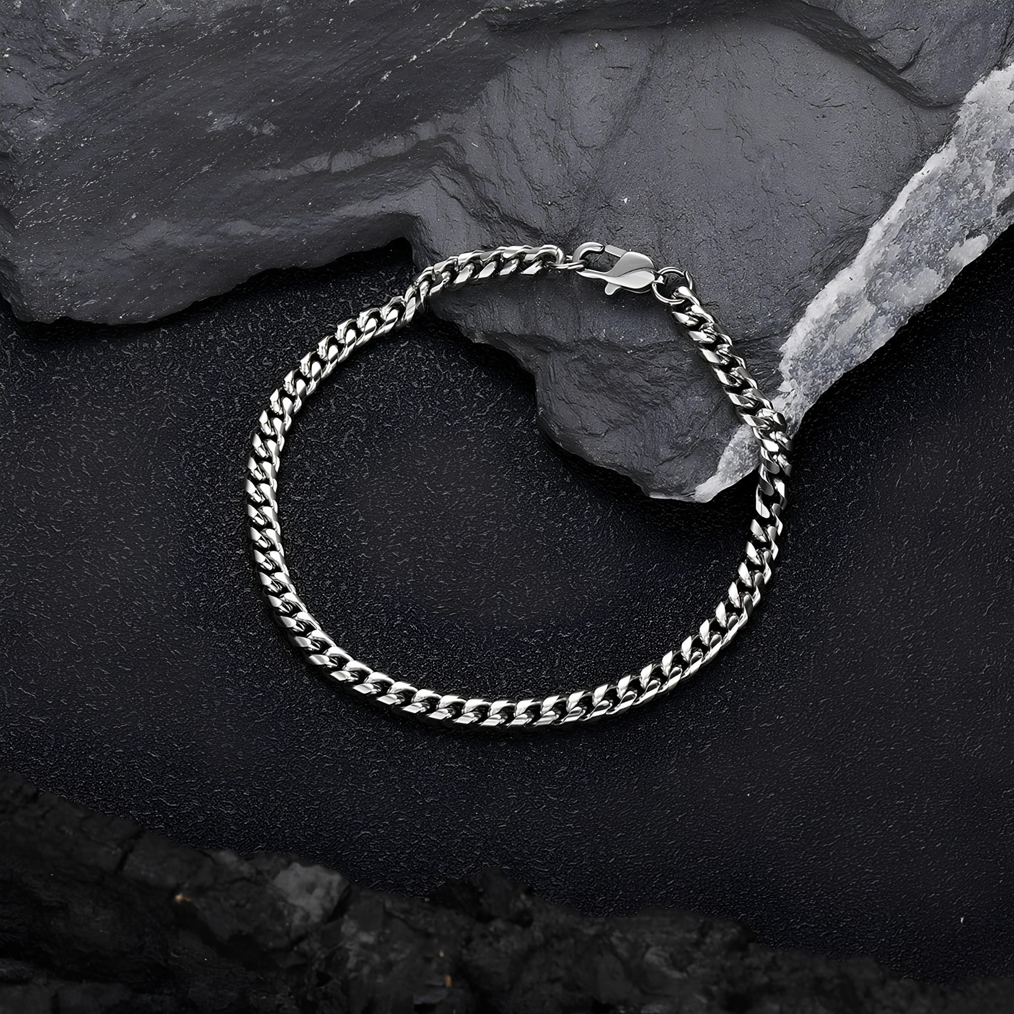 3MM MIAMI CUBAN BRACELET - SILVER
