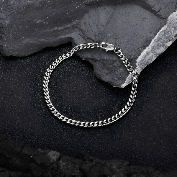 3MM MIAMI CUBAN BRACELET - SILVER